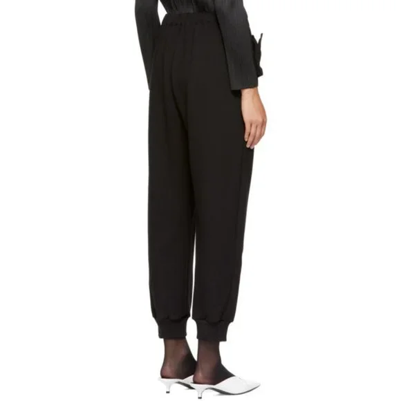SIMONE Rocha Black Bow Jogger Lounge Pants Size Large - Picture 3 of 14